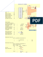 Design of Corbel: Check For Depth: For Shear Force Consideration