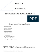 Unit 3: Developing Incremental Requirements