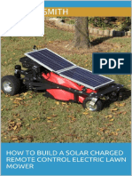 How To Build A Solar Charged Remote Control Electric Lawn Mower