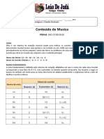 Conteúdo Musica - 7º, 8º e 9º