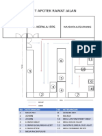 Lay Out Apotek Rawat Jalan: R. Kepala Ifrs Pojok PRB