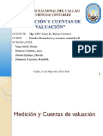 Medición y Cuentas de Valuación