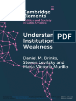 Understanding Institutional Weakness