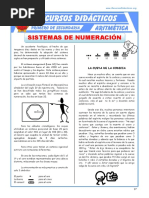 Sistemas de Numeración para Primero de Secundaria