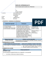 Sesión de Aprendizaje N El Predicado