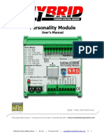 Personality Module: User's Manual