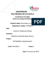 Universidad Politécnica de Atlautla: Coordinación de Inglés Centro de Lenguas Extranjeras