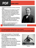 Slides Franz Boas - As Limitações Do Método Comparativo Da Antropologia e A Mente Do Ser Humano Primitivo