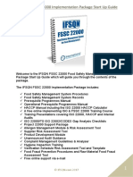 Assured 22000 FSMS Certification Package Start Up Guide 2017 Sample