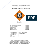 Laporan Praktikum Teknologi Bahan Jalan