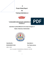 Project Report of Parle