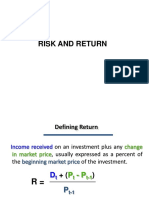 003 Risk - Return