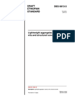 Draft Ethiopian Standard Fdes 4050 DES 6613-3: Lightweight Aggregates For Masonry Nits and Structural Concrete