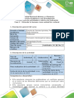 Guía de Actividades y Rúbrica de Evaluación - Fase 2 - Entender Lo Humano Como Unidad Bio-Cultural