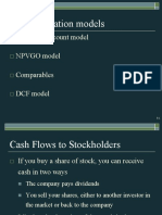 Stock Valuation by 4 Models