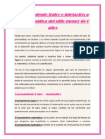 Razonamiento Lógico e Iniciación A La Matemática Del Niño Menor de 6 Años