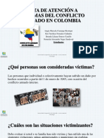 Ruta de Atención A Victimas Del Conflicto Armado