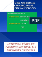 Factores Ambientales y Ejercicios