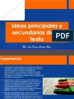 Ideas Principales y Secundarias