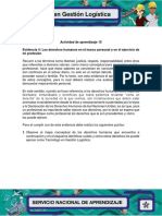 Evidencia 4 Los Derechos Humanos en El Marco Personal y en El Ejercicio de Mi Profesión 