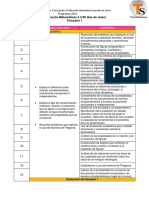 Dosificacion Matematicas III, Ciclo Escolar 2019-2020