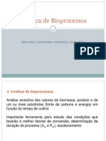 Aula 4 de Bioprocessos - Cinética