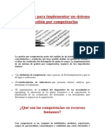 7 Pasos para Un Sistema de Gestión Por Competencias