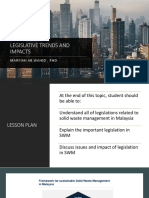 Legislative Trends and Impacts: Marfiah Ab - Wahid - PHD