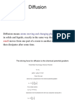 Diffusion: Atoms Moving and Changing Places