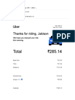 Total 285.14: Thanks For Riding, Jakison