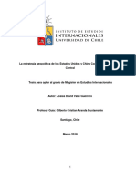 La Estrategia Geopolítica de Los Estados Unidos y China Continental en América Central