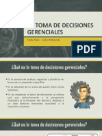 Preguntas Sobre Toma de Decisiones Gerenciales