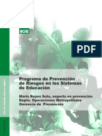 Programa de Prevencion de Riesgos en Los Sistemas de Educacion