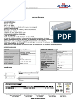 1K-LDPR220 - Dustproof 2x20w T8 LED