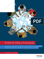 Entre El Reloj y La Brújula: Desafíos en La Garantía Del Derecho A La Educación y Al Aprendizajede Personas Jóvenes y Adultas en América Latina y El Caribe Documento de Trabajo