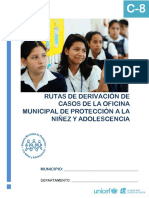 Rutas de Derivación de Casos de Violencia Contra NNA