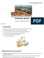 External Sector: Prepared By:-The Goal Diggers (Group 5)