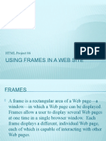 Using Frames in A Web Site: HTML Project 06