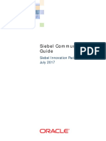 Siebel Communications Guide: Siebel Innovation Pack 2017 July 2017