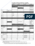 DR B R Ambedkar National Institute of Technology Jalandhar Academic Calendar - Odd Semester (UG, PG and PH D Courses) July - December 2018