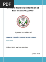 Manual de Prácticas de Laboratorio de Bioquímica