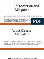 Disaster Prevention and Mitigation