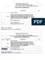 Rack & PDP - Packing List: Fiberhome India Pvt. LTD