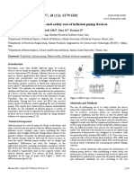 Studying The Performance and Safety Test For Infusion Pump