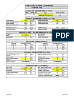 Fire Water & Foam Demand Calculation