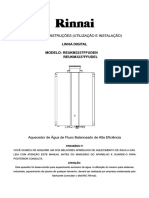 Aquecedor de Agua Rinnai PDF