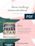 Problems Involving Consumer Loans-2