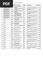 Iibf - Publication List Sr. No. Examination Medium Name of The Book Edition Published by Price (RS.)