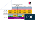 Horario Primer Grado