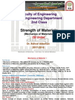 Strength of Materials: (SI Units)